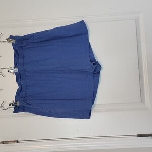 A.N.A. paper bag shorts linen blend size extra large